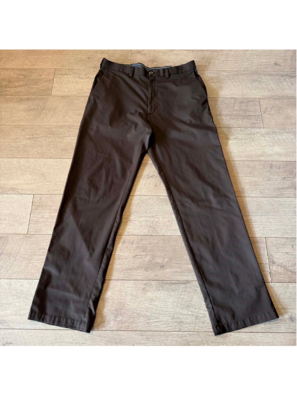 Men's Haggar Dress Pants Brown Size 36x34